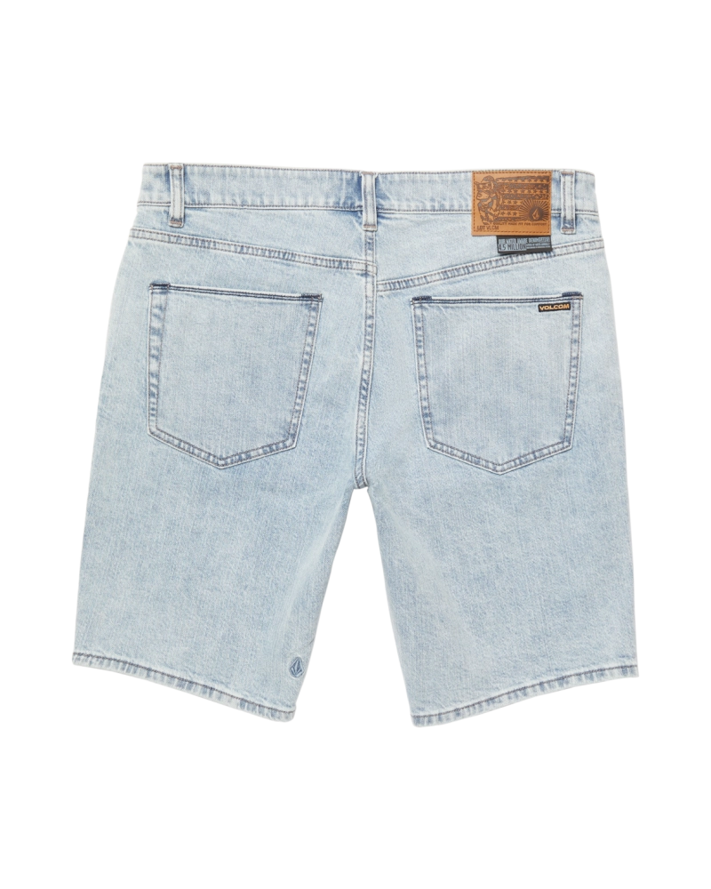 Bermuda Vaquera Volcom Vorta Slim Straight - Denim Claro Bermuda Vaquera Volcom Vorta Slim Straight - Denim Claro