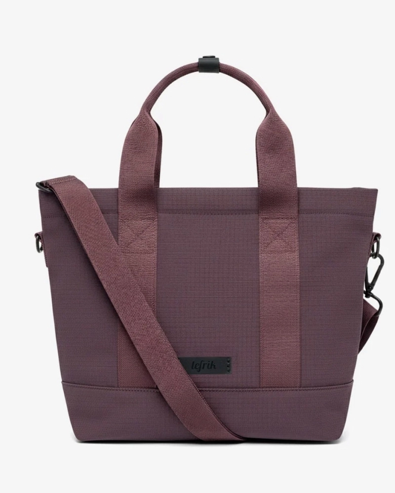 Bolso Tote Lefrik Ciruela – Reciclado, con Bandolera Ajustable Bolso Tote Lefrik Ciruela – Reciclado, con Bandolera Ajustable