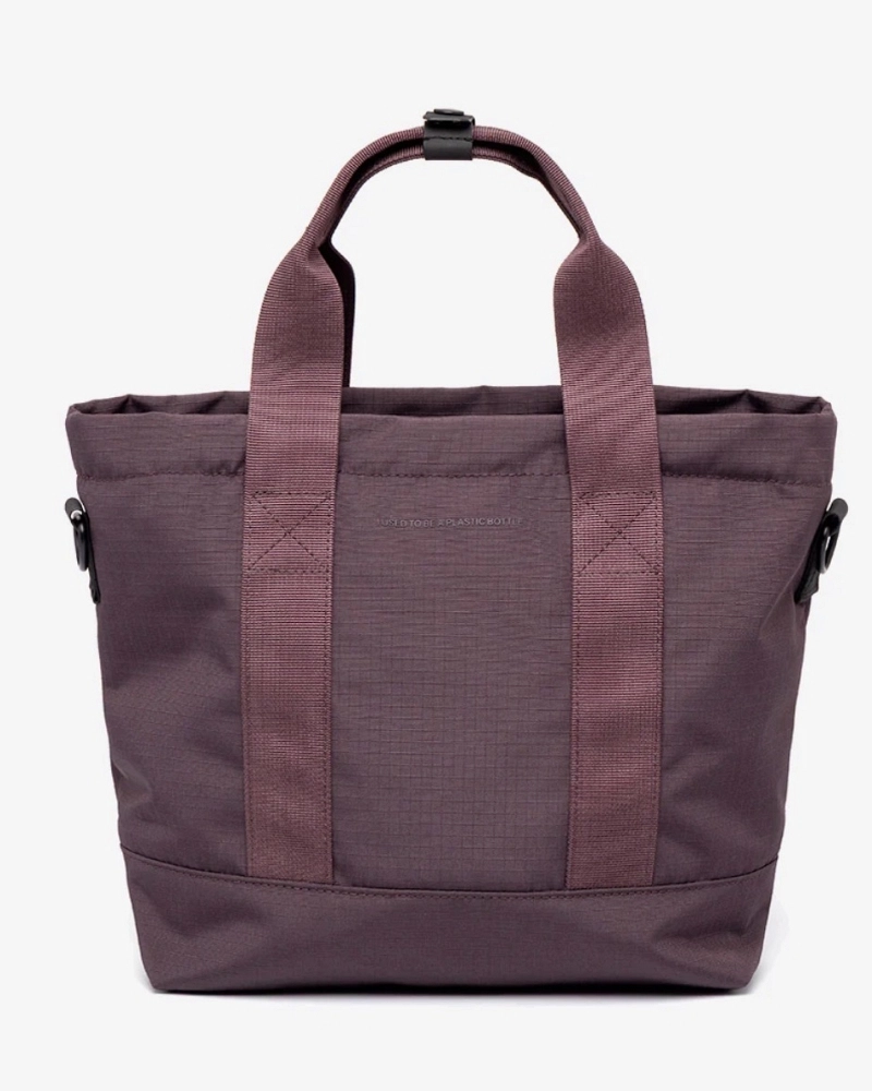 Bolso Tote Lefrik Ciruela – Reciclado, con Bandolera Ajustable Bolso Tote Lefrik Ciruela – Reciclado, con Bandolera Ajustable