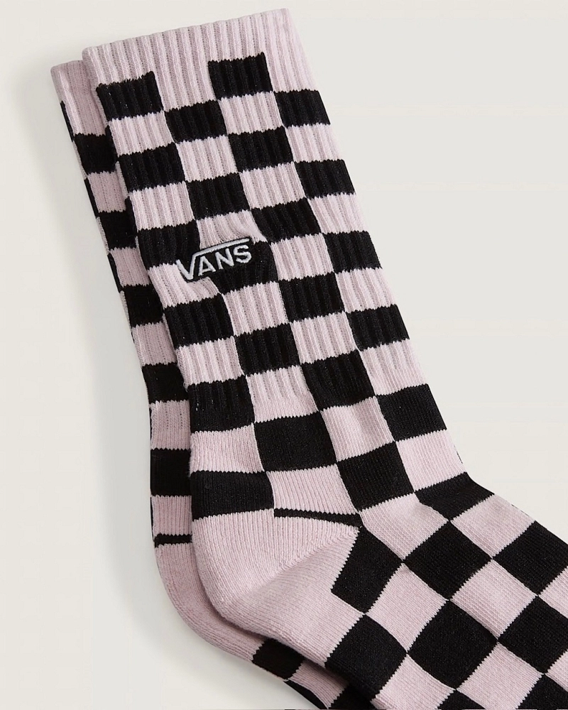 Calcetines Vans Checkerboard Rosa y Negro Calcetines Vans Checkerboard Rosa y Negro