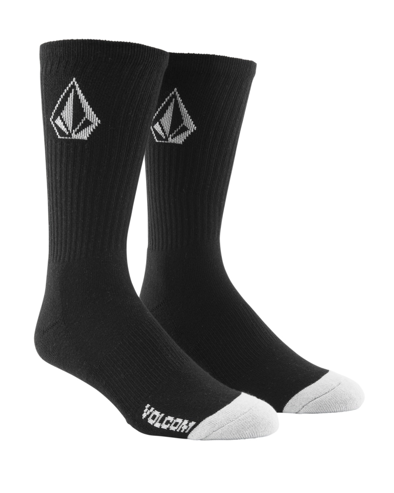 Calcetines Volcom Full Stone Pack de 3 - Negro
