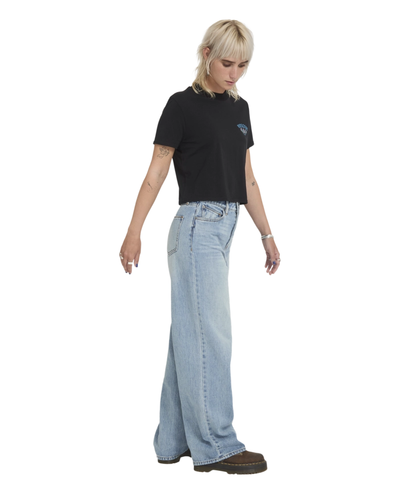 Camiseta crop top Volcom Stone con estampado floral Camiseta crop top Volcom Stone con estampado floral