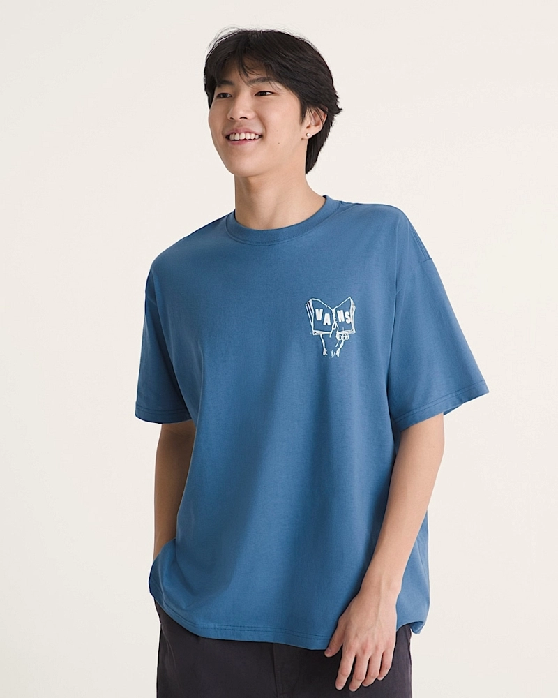 Camiseta Vans Alls Well Estampado Gráfico – Azul
