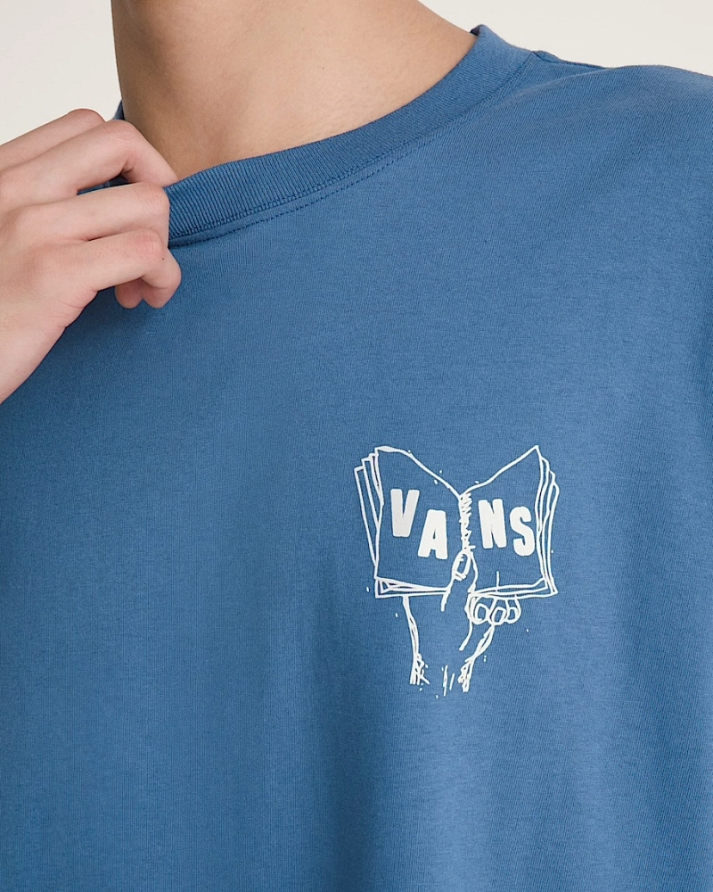 Camiseta Vans Alls Well Estampado Gráfico – Azul Camiseta Vans Alls Well Estampado Gráfico – Azul