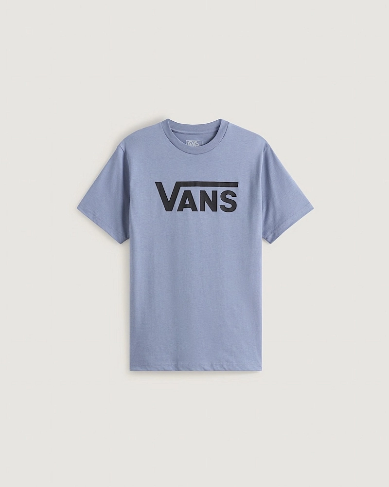 Camiseta Vans Classic Logo — Azul Grisáceo Camiseta Vans Classic Logo — Azul Grisáceo