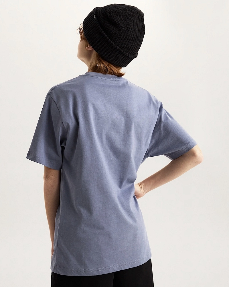 Camiseta Vans Classic Logo — Azul Grisáceo Camiseta Vans Classic Logo — Azul Grisáceo