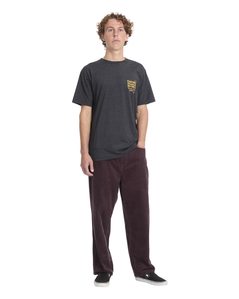 Camiseta Volcom Stone Bait & Tackle Negro Heather - Gráfico Pesca