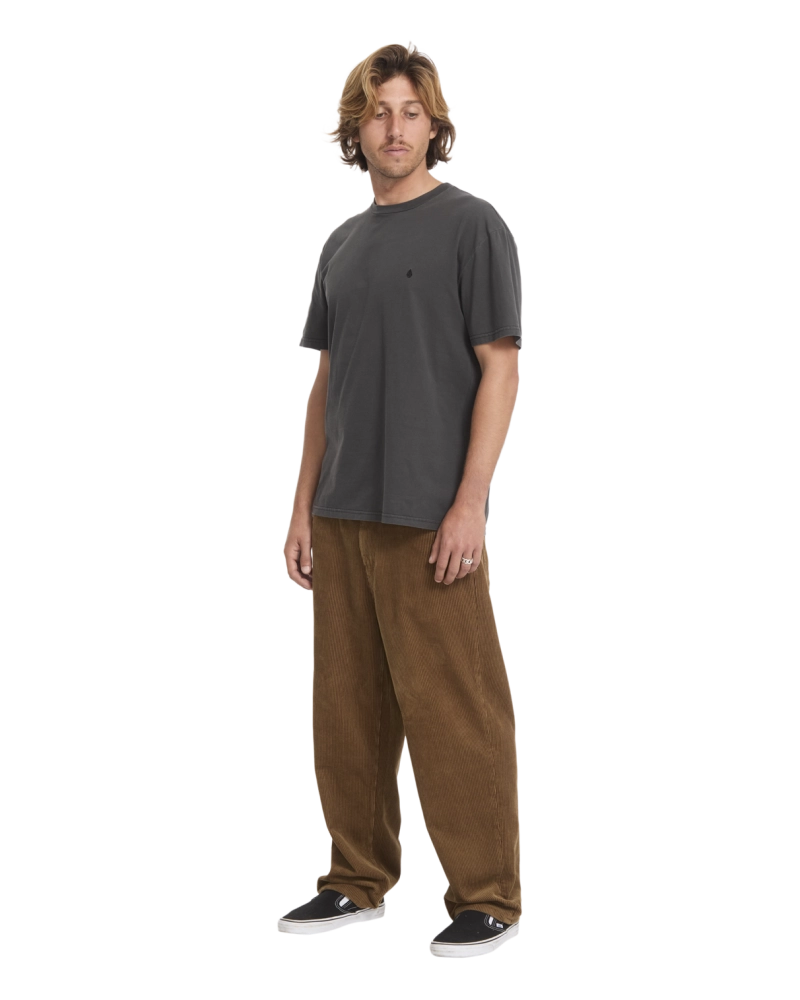 Camiseta Volcom Stone Blanks Pigment Wash Negro - Oversize Hombre Camiseta Volcom Stone Blanks Pigment Wash Negro - Oversize Hombre