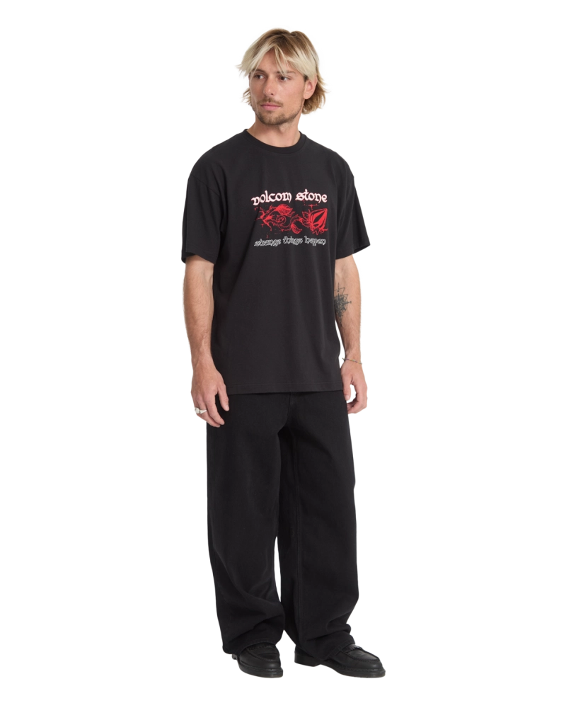 Camiseta Volcom Stone Strange Things Happen - Negra Camiseta Volcom Stone Strange Things Happen - Negra