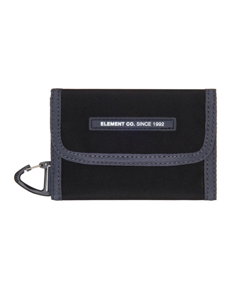 Cartera Element Exo Bifold con Mosquetón | Negro