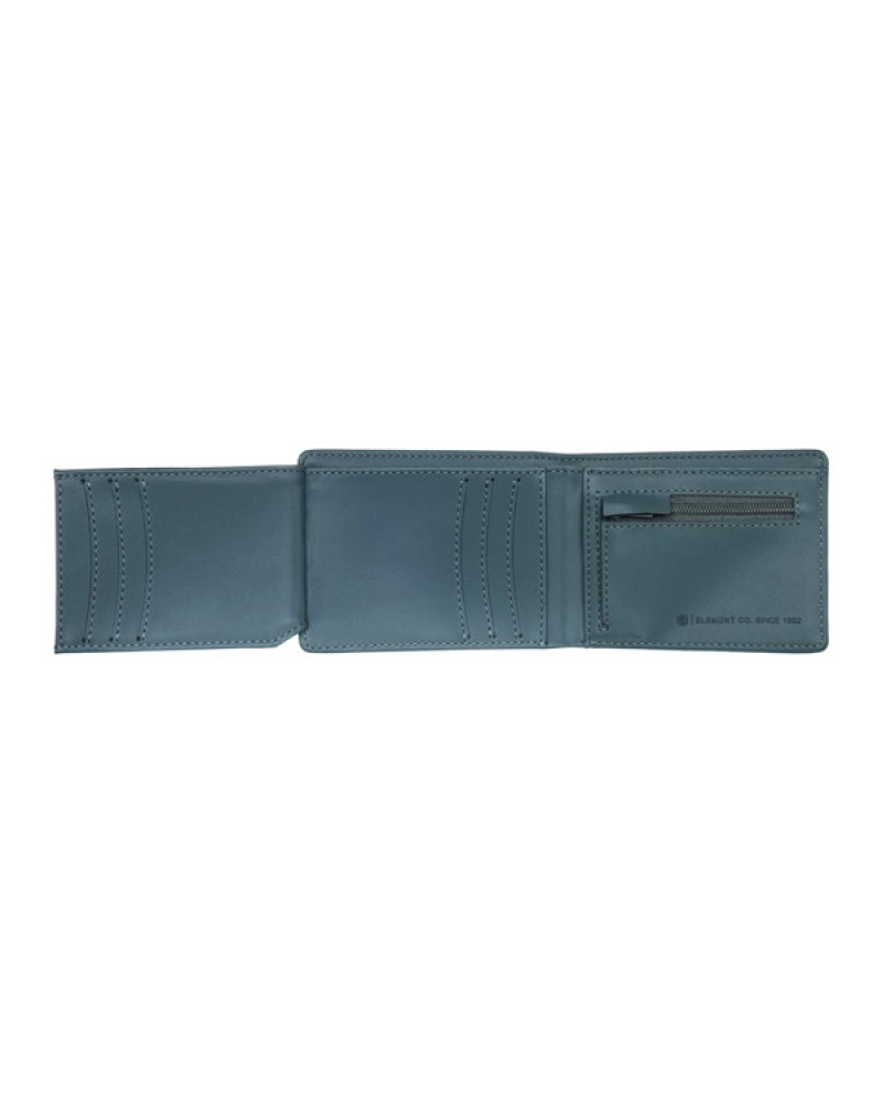 Cartera Element Icon Mini Ardoise – Billetera de Piel Sintética Bifold