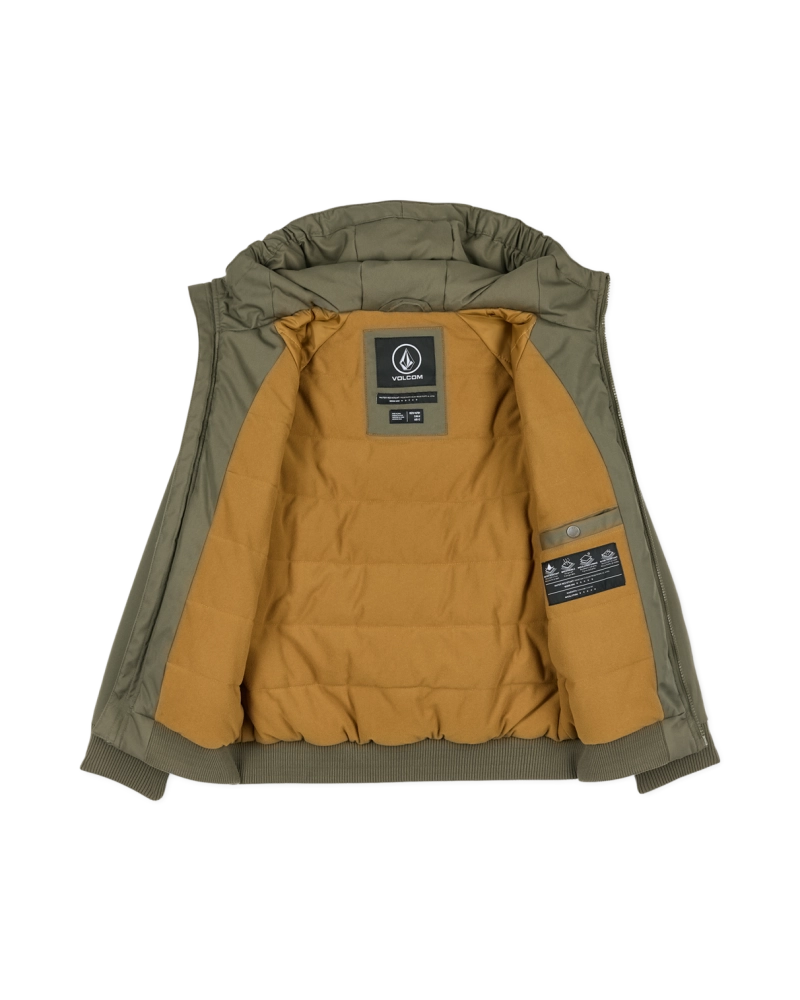 Cazadora Hernan 10K Volcom - Niño Verde Caqui con Capucha Cazadora Hernan 10K Volcom - Niño Verde Caqui con Capucha