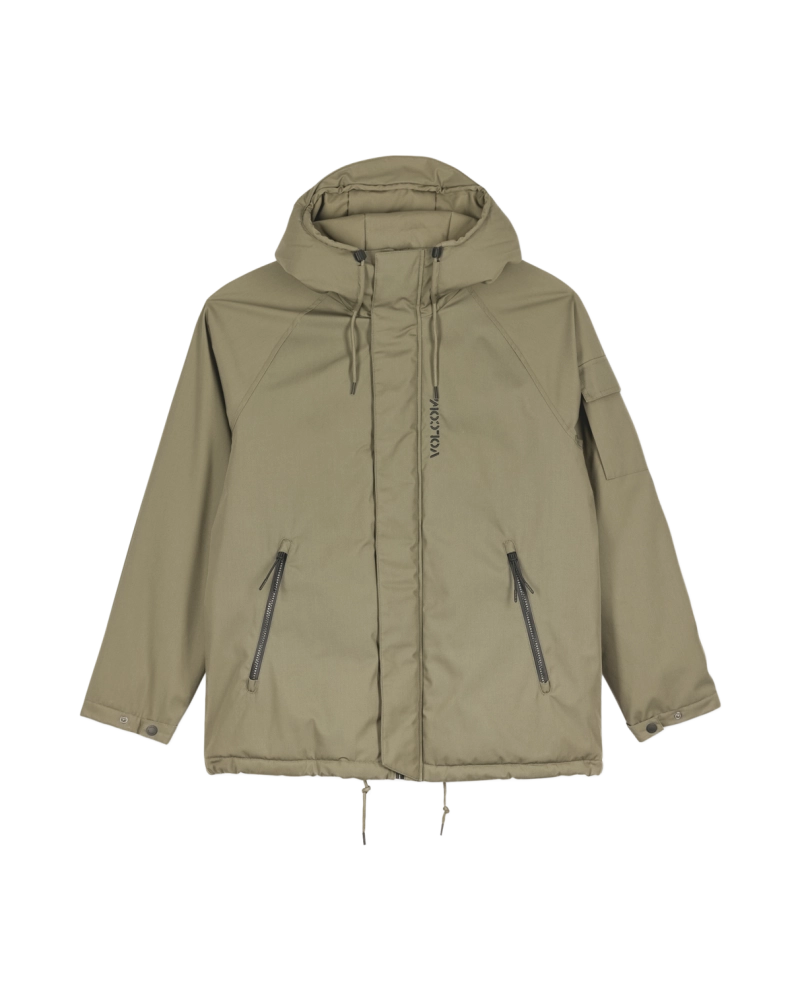 Cazadora Volcom Hombre Parka Acolchada Verde Caqui | Resistente al Agua Cazadora Volcom Hombre Parka Acolchada Verde Caqui | Resistente al Agua