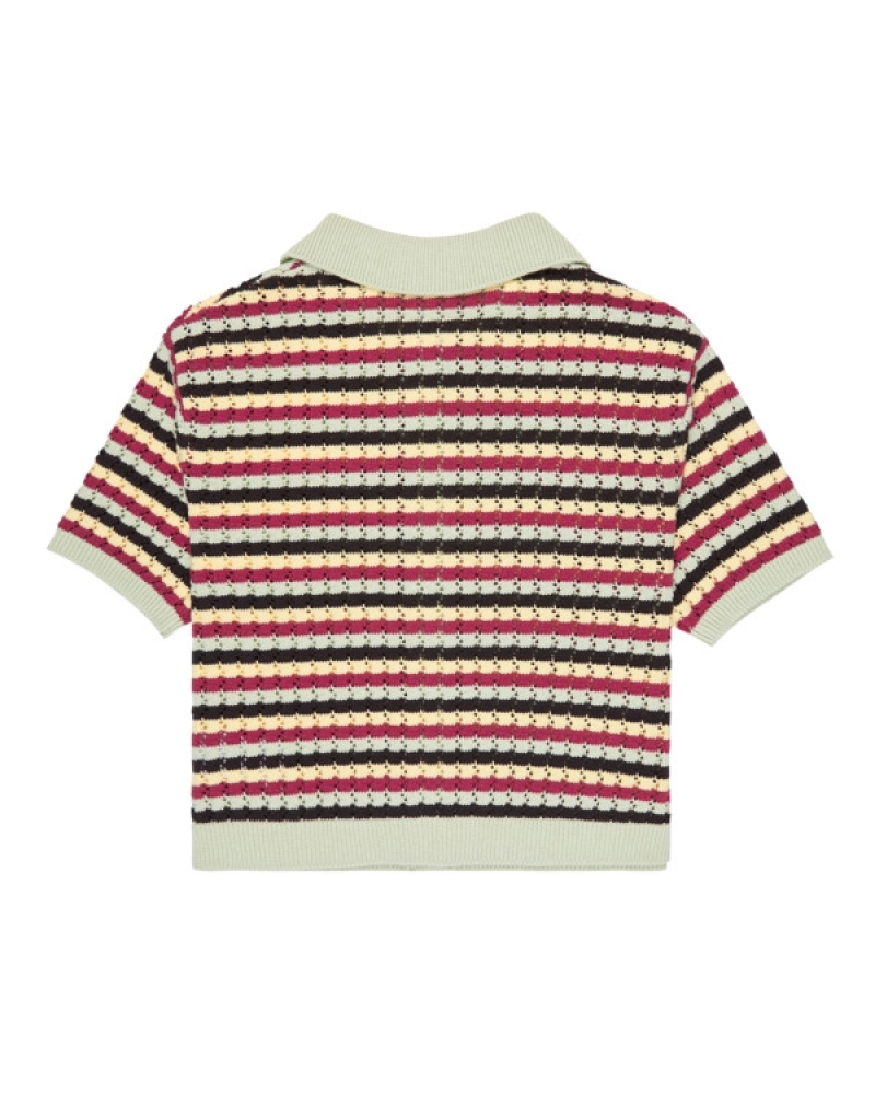 Crochet Stripes polo