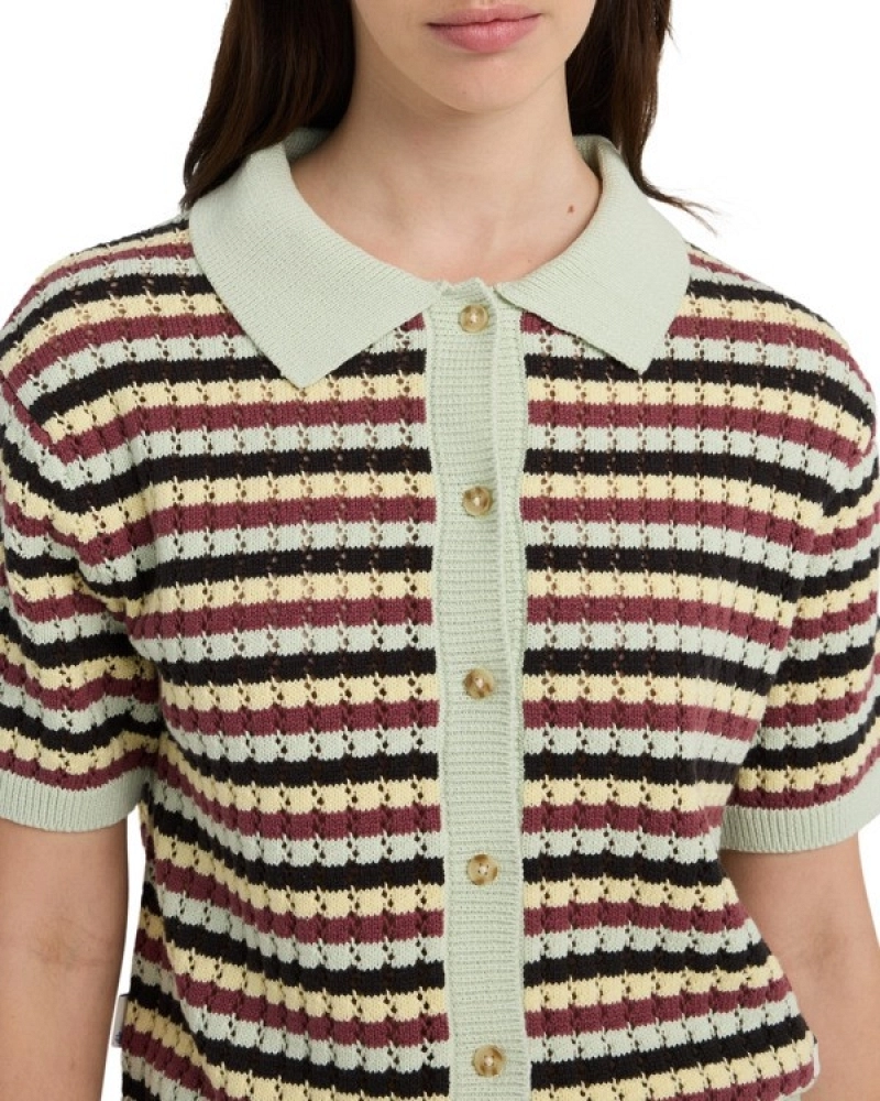 Crochet Stripes polo