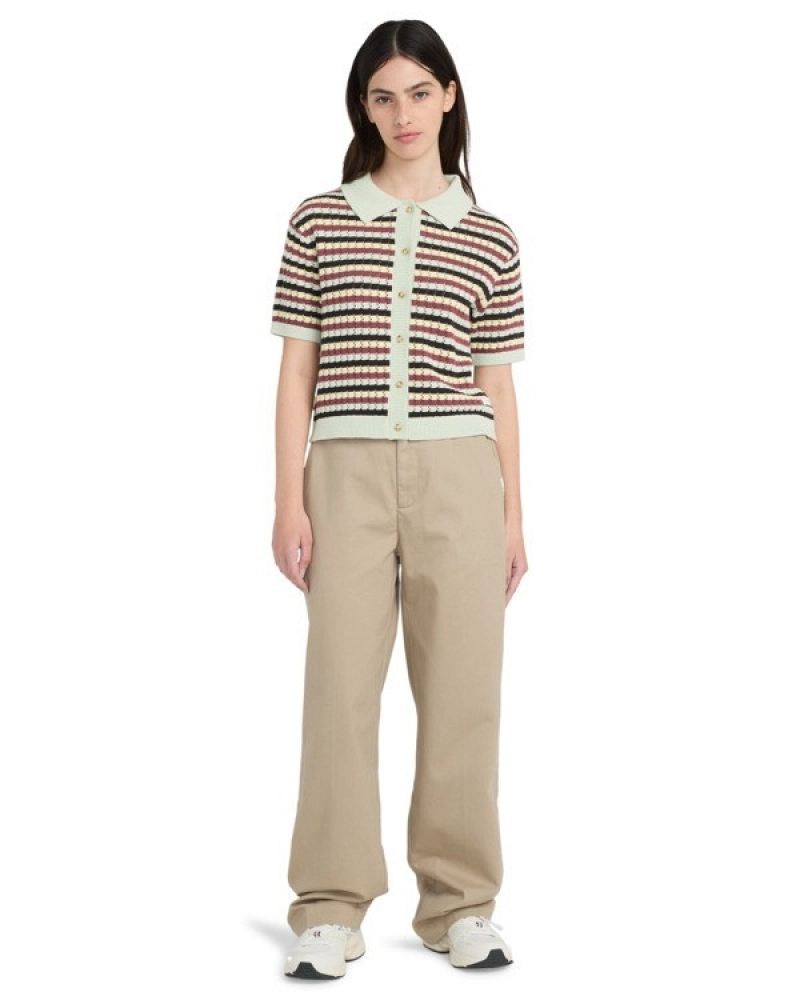 Crochet Stripes polo