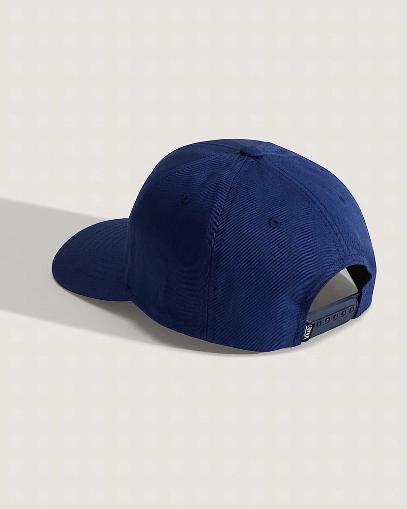 Drop V Logo Snapback Deep Indigo