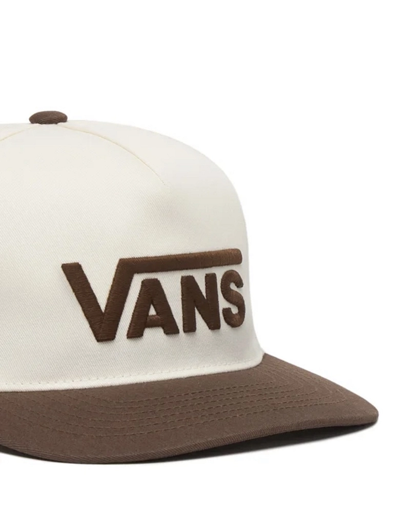 Drop V Logo Snapback Vintage Cocoa