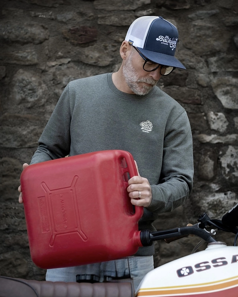 Embroidered Heather Sweatshirt Embroidered Heather Sweatshirt