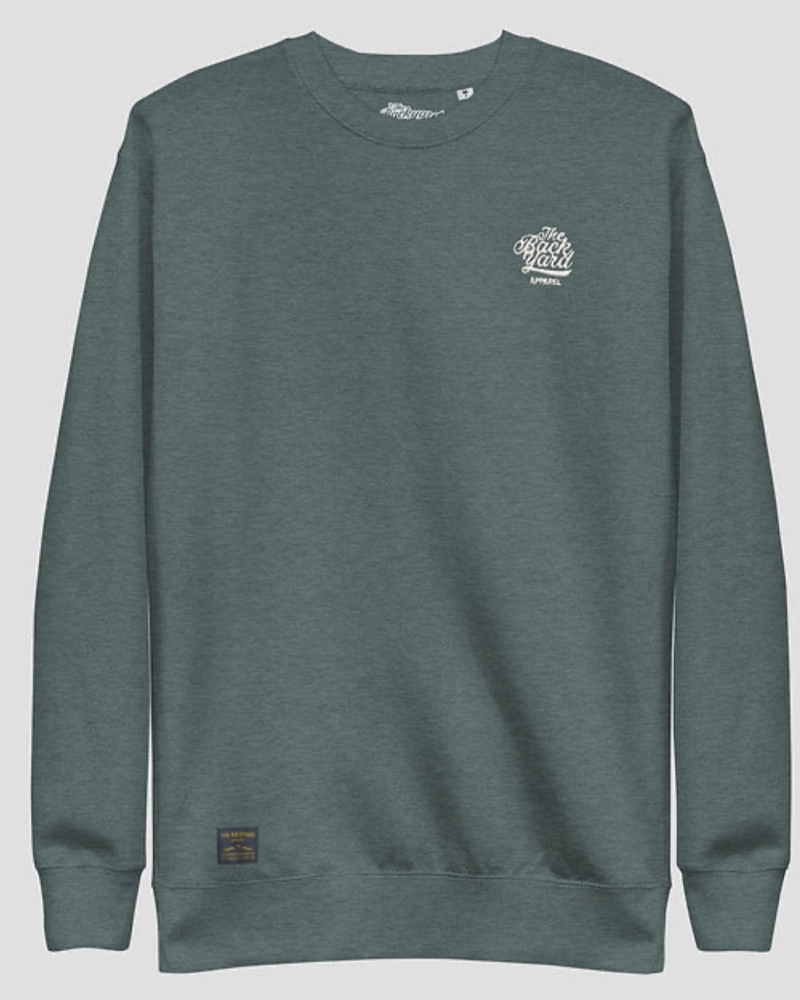 Embroidered Heather Sweatshirt Embroidered Heather Sweatshirt