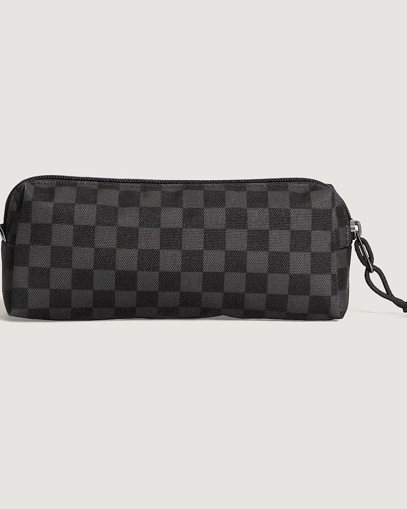 Estuche Vans Cuadros Negro y Gris | Portalápices Checkerboard