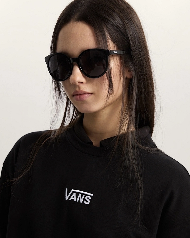 Gafas de Sol Vans Rise and Shine Negras  Montura Redonda