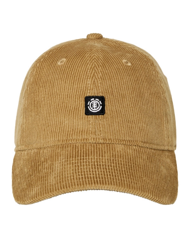 Gorra Element Icon Dad de pana beige