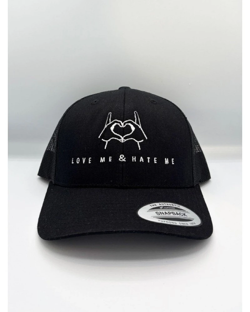 Gorra Love me & Hate me Black