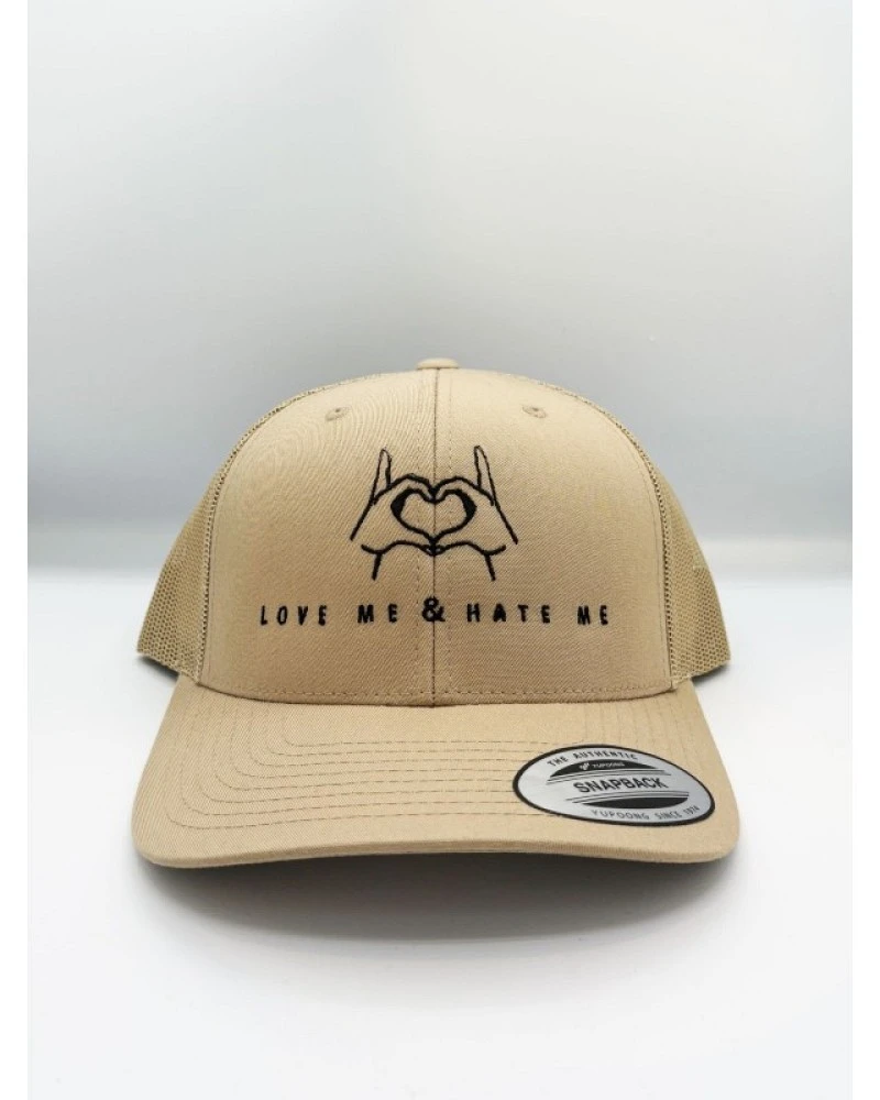 Gorra Love me & Hate me Sand
