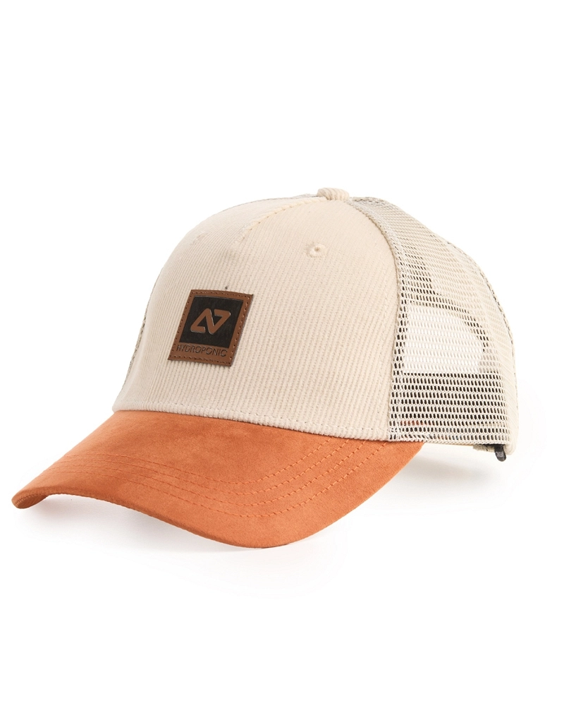 Gorra Trucker Hydroponic Beige y Terracota Gorra Trucker Hydroponic Beige y Terracota