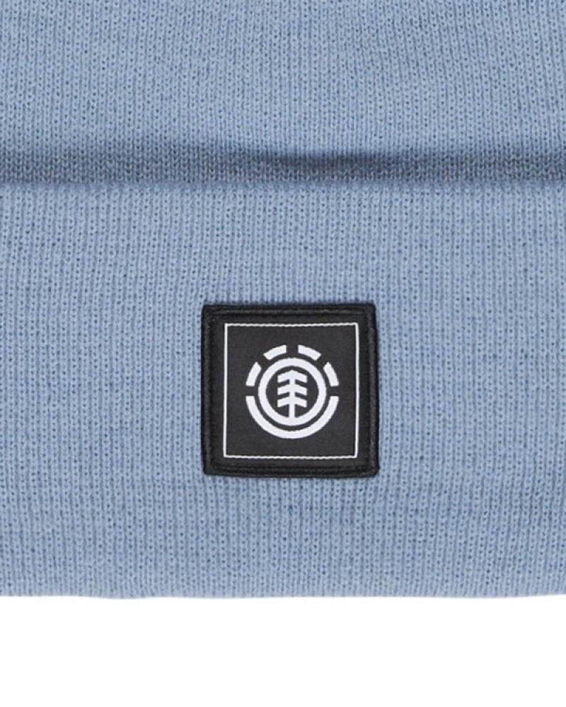 Gorro High Icon Element Unisex Azul Faded Denim con Logo