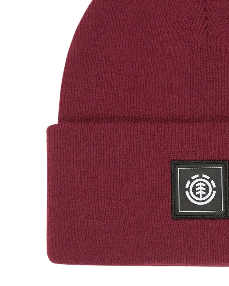 Gorro High Icon Element Unisex Burdeos con Logo