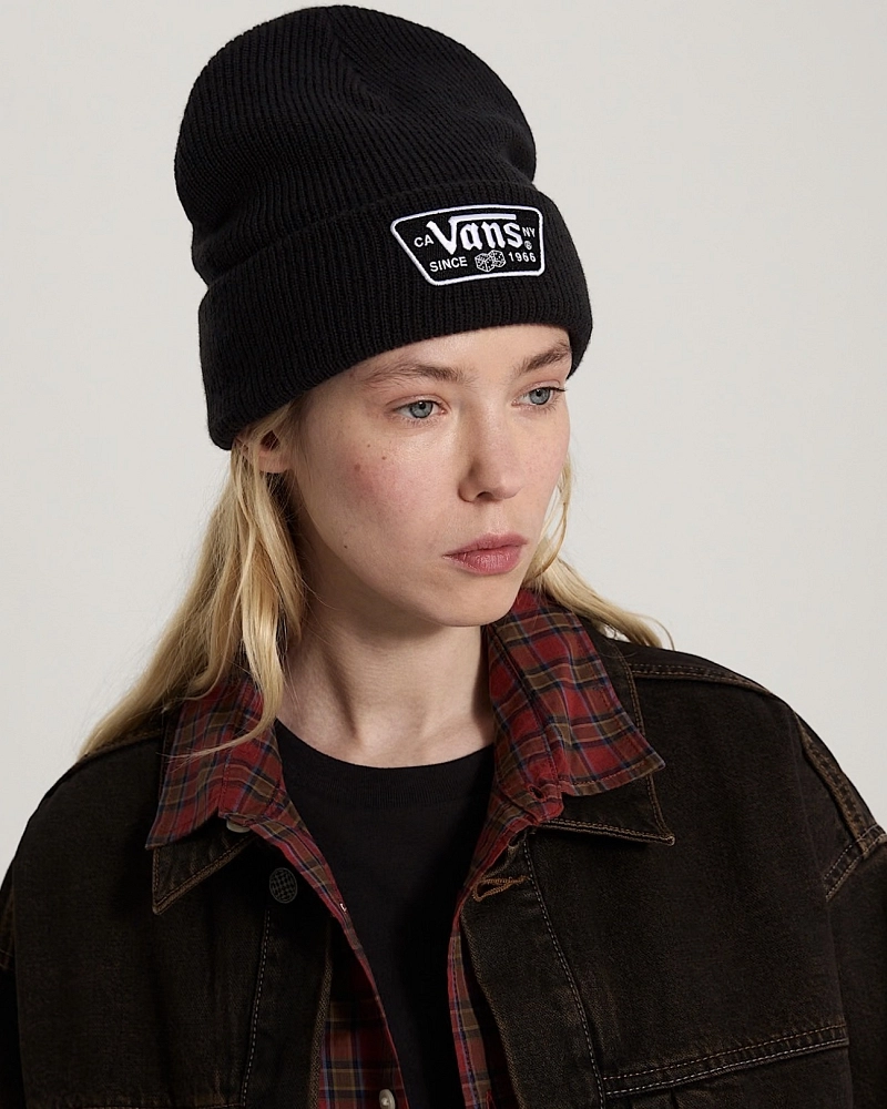 Gorro Vans Negro con Parche Bordado “Since 1966” | Unisex