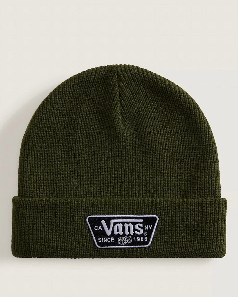 Gorro Vans Verde Oliva con Parche Bordado Gorro Vans Verde Oliva con Parche Bordado