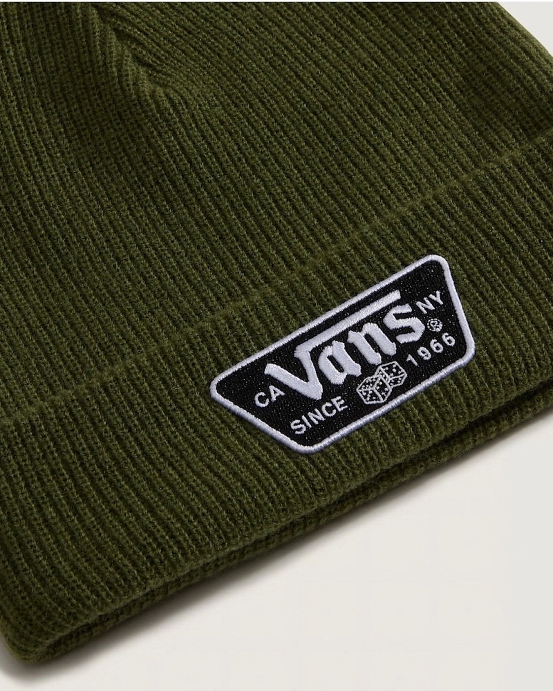 Gorro Vans Verde Oliva con Parche Bordado Gorro Vans Verde Oliva con Parche Bordado