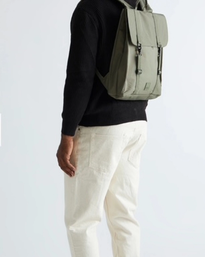 Handy Backpack Stripes Olive