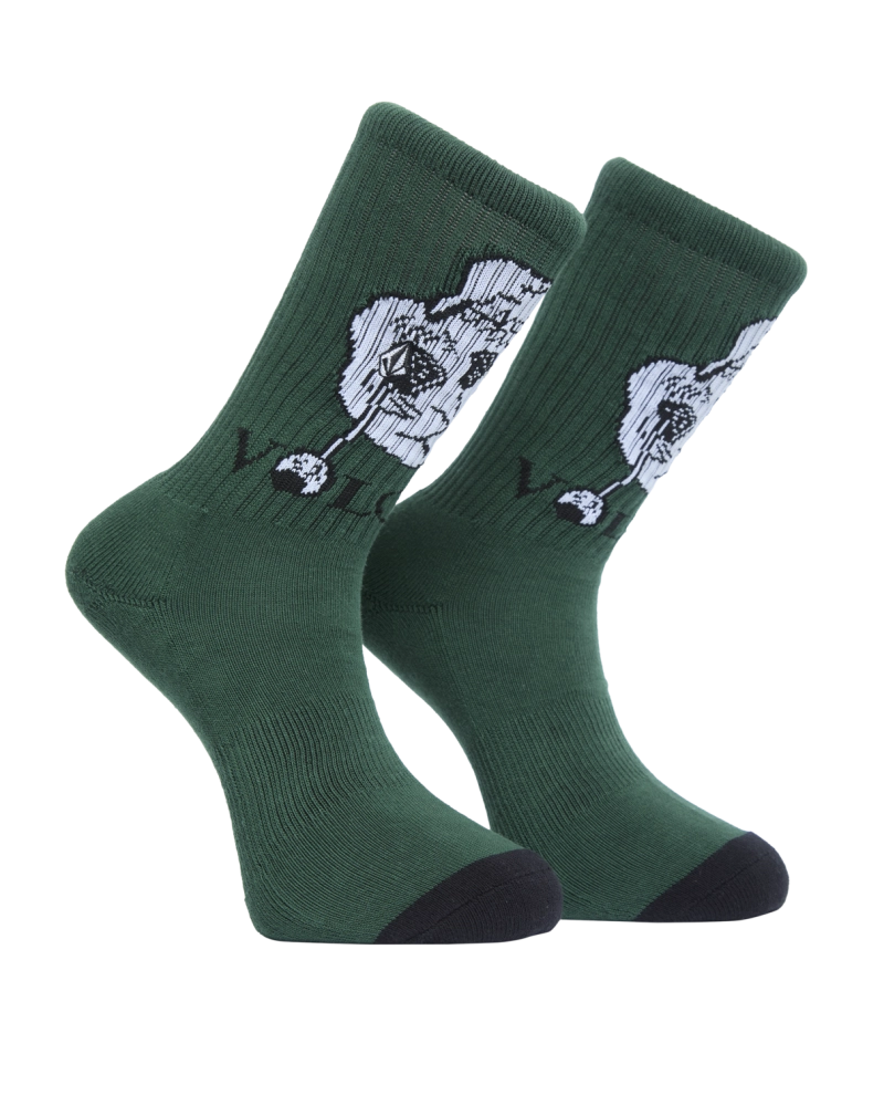 Heavy tone sock verde