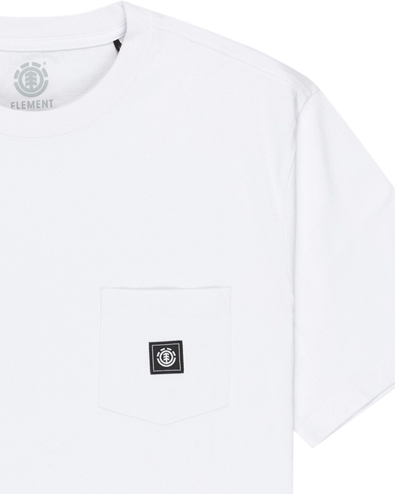 Icon Label pocket white