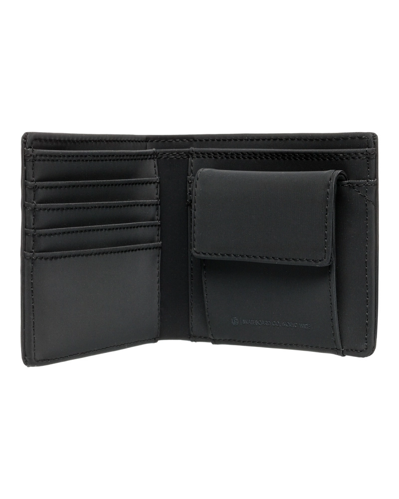 Icon Strap wallet bifold black
