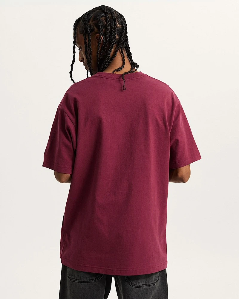Left Chest II loose ss Burgundy