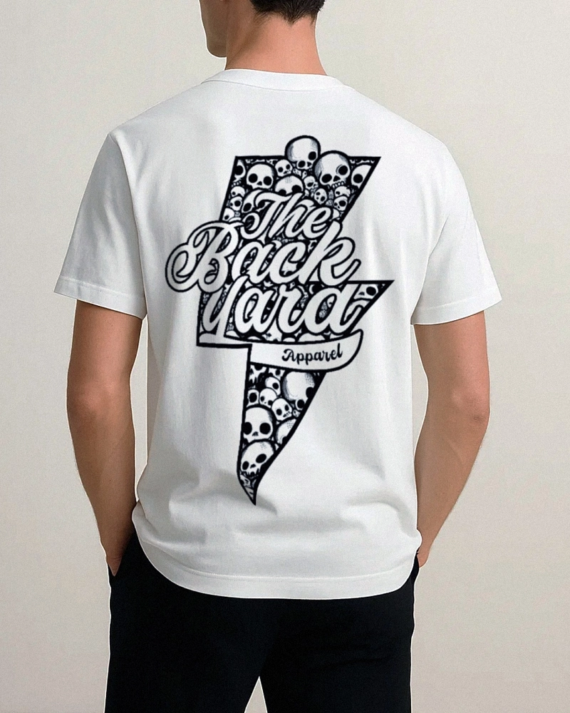 Lighting Bolt Skull Yard Double