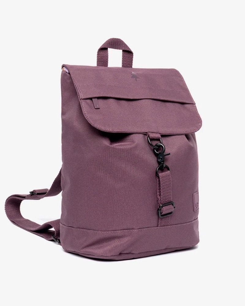 Mochila Mini Flap Lefrik – Púrpura Ciruela Mochila Mini Flap Lefrik – Púrpura Ciruela