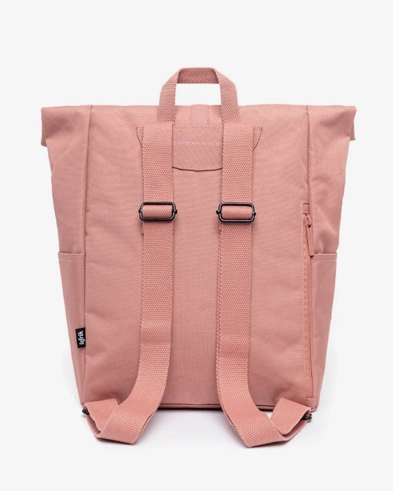 Mochila Roll-Top Lefrik Coral Mochila Roll-Top Lefrik Coral