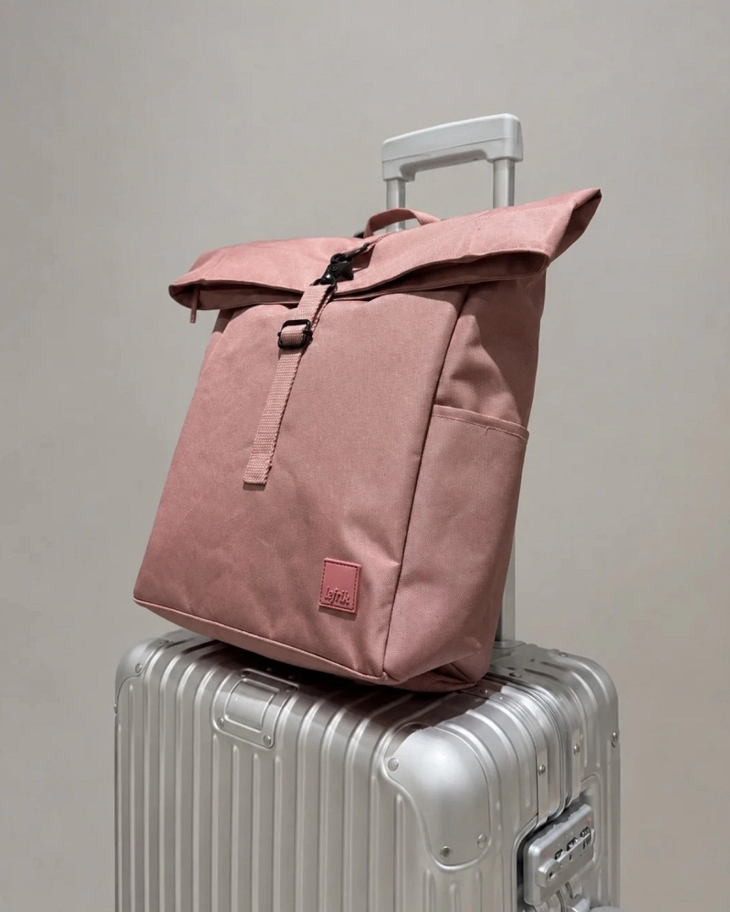 Mochila Roll-Top Lefrik Coral Mochila Roll-Top Lefrik Coral