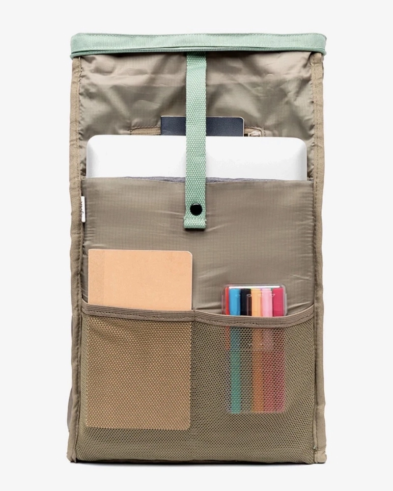 Mochila Roll-Top Lefrik Verde Sage