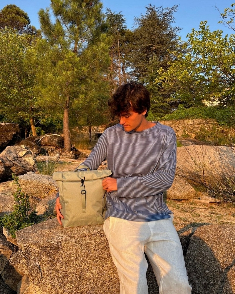 Mochila Roll-Top Lefrik Verde Sage