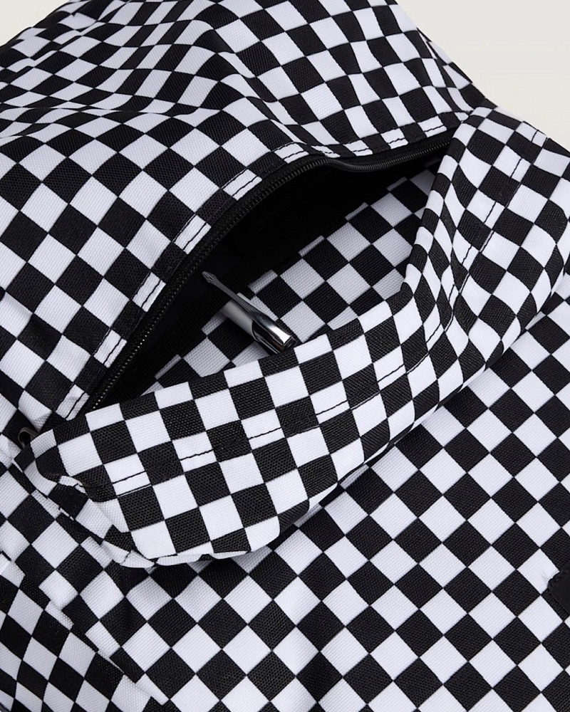 Mochila Vans Old Skool Cuadros Blanco y Negro Mochila Vans Old Skool Cuadros Blanco y Negro