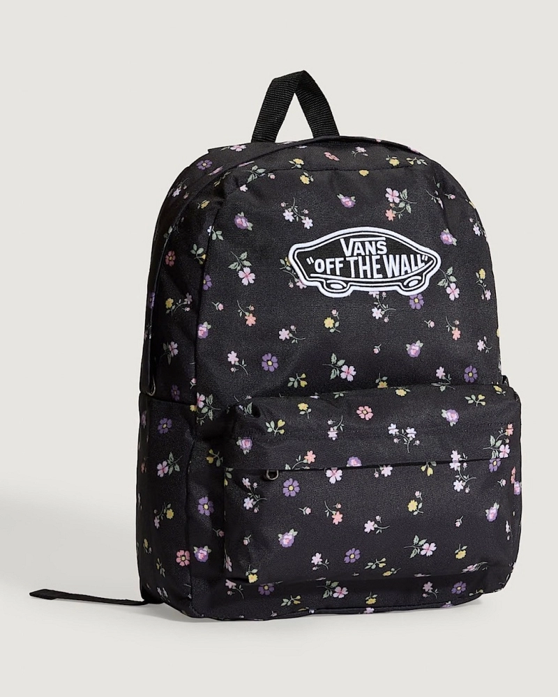 Mochila Vans Realm Off The Wall Estampado Floral Negro Mochila Vans Realm Off The Wall Estampado Floral Negro