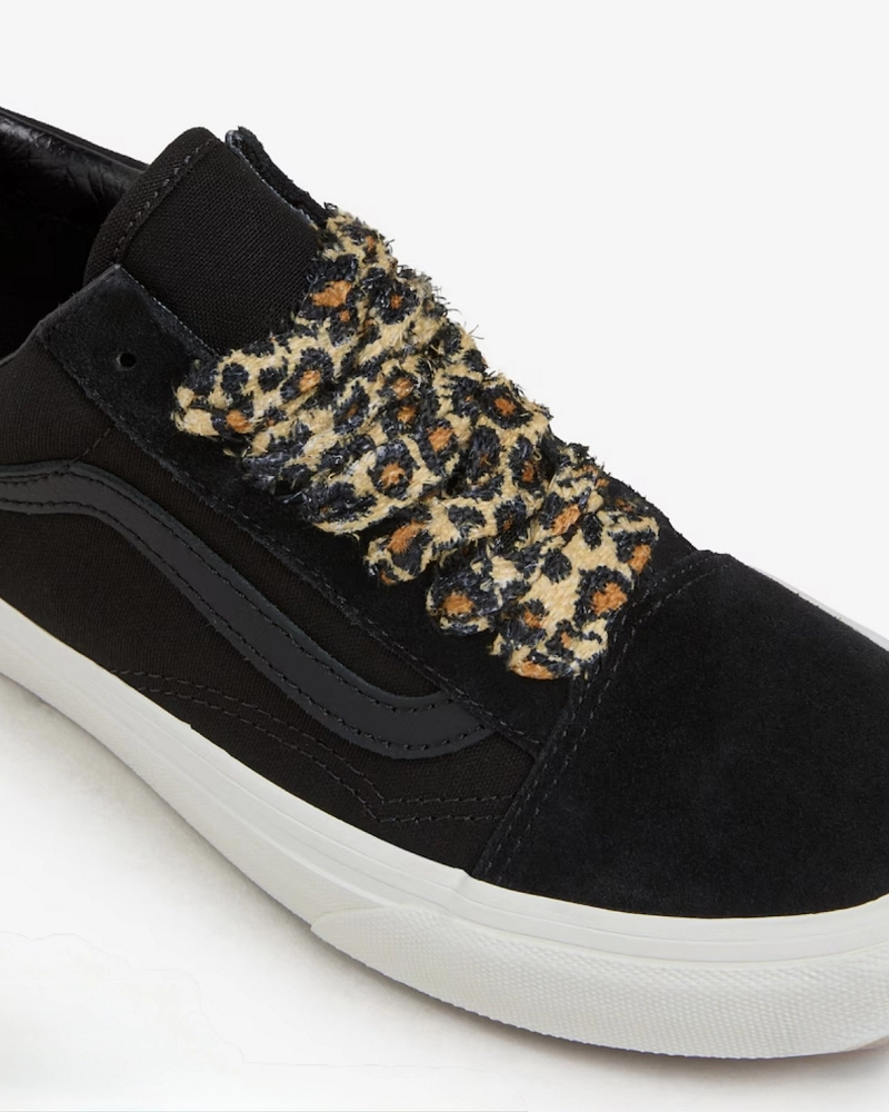 Old Skool cordón leopardo