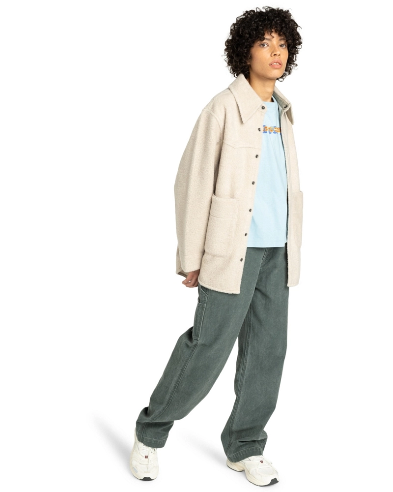 Overshirt Shepherd Fleece Oversize - Crudo/Beige Overshirt Shepherd Fleece Oversize - Crudo/Beige